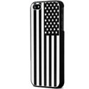MOXCOVALUUS-IP5-NO - Coque MOXIE aluminium brossé noir drapeau US pour Apple iPhone 5