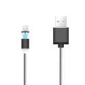 MOXIE-MAGNETLIGHTNING - Câble de charge iPhone / iPad embout magnétique et câble renforcé nylon 1m