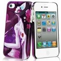 MUBKC0460 - Coque Muvit collection Art Sybile violet pour iPhone 4S et 4