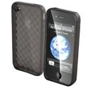 SEMIRIG-LOS-IPHONE4-NO - Housse losange semi rigide noire pour iPhone 4