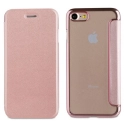 MUFLC0003-IP7ROSE - Etui iPhone 6/7/8 de Muvit Folio-Case rabat rose et dos crystal