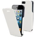 MUSSL0043_IP5 - MUSSL0041 Etui iFlip Blanc iPhone 5 Ultra fin