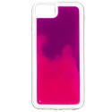 NEONIPX-ROSE - Coque avec liquide iPhone X/Xs coloris fushia et rose