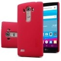 NILLKFROSTLGG4SROUGE - Coque Nillkin Frosted Shield coloris rouge pour LG G4s avec film écran