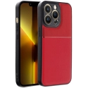 NOBLEROUGE-IP13PRO - Coque iPhone 13 Pro antichoc coloris rouge avec contour souple antichoc