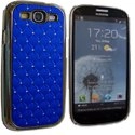 NZDIAMOND-I9300-BLEU - Coque Nzup Diamond bleu pour Samsung Galaxy S3 i9300