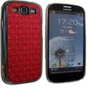 NZDIAMOND-I9300-ROU - Coque Nzup Diamond rouge pour Samsung Galaxy S3 i9300