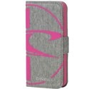 ONEILLIP5SGRIS - Etui folio à rabat latéral O'Neill gris et rose pour iPhone 5s