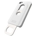 OPENA-IP4-BLA - Coque arriere blanche avec decapsuleur pour iPhone 4 et 4S