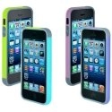 PACKBUMPBICOLIP5C - Pack de deux bumpers de protection pour iPhone 5c