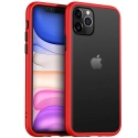 PEACH-IP11PROROUGE - Coque souple iPhone 11 Pro Peach-Garden de Goospery coloris rouge