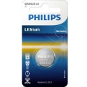 PHILIPS-CR2025 - Pile bouton Philips CR2025 au lithium 3V CR-2025