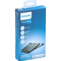 PHILIPS-POWER10KMFI - Batterie PowerBank Philips de 10.000 mAh noire certifiée Made For iPhone 