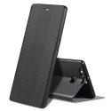 PIPILUASCENDP9NOIR - Etui Folio X-Level pour Huawei Ascend-P9 coloris noir rabat articulé fonction stand