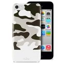 PURO_IPC5CCAMOUBLA - Coque iPhone 5C Puro Camouflage Blanc