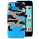 PURO_IPC5CCAMOUBLEU - Coque iPhone 5C Puro Camouflage Bleu