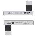 QIANLI-TAGBATIP12PROMAX - Qianli nappe Flex Clone-DZ03 pour réparation de batterie iPhone 12 Pro Max
