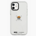 RHINO-CLEARIP12SKULL - Coque RhinoShield iPhone 12/12 Pro série Crystal Clear One Piece Luffy Skull