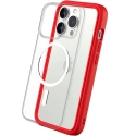 RHINO-MODMAGIP14PMAXROUG - Coque RhinoShield Mod-NX MagSafe pour iPhone 14 Pro Max coloris rouge dos transparent