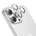 RINGLENS-IP12PMAXGRIS - Vitre protection appareil photo iPhone 12 Pro Max verre avec anneau aluminium gris