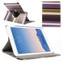 ROTATESTRIPAIR2VIOLET - Etui aspect avec fonction stand rotatif pour iPad Air 2 gamme Stripes coloris violet