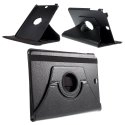 ROTATETABA97NOIR - Etui aspect cuir noir support rotatif pour Samsung Galaxy Tab-A 9,7 Pouces