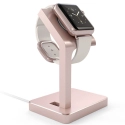 SATECHI-ST-AWSR - Stand support de charge Satechi aluminium rose pour Apple Watch toutes versions