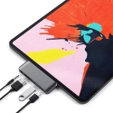 SATECHI-ST-TCMPHM - Satechi Adaptateur USB HDMI et Jack pour iPad Pro 2018 Space Grey