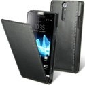 SESLI0019 - Etui clapet Slim noir Made for Sony Ericsson Xperia Sola