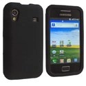 HSILINOIR_S5830 - Housse silicone noire Samsung Galaxy Ace S5830