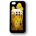 SIMPSON-COVIP5BEER - Coque Simpsons officielle Omer Beer pour iPhone SE et 5S