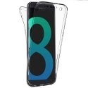 SKIN360-GALS8PLUS - Coque souple Galaxy S8-Plus avant-arrière tactile et transparente