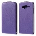 SLIMGRAINGALJ5VIO - Etui Slim violet à rabat vertical pour Samsung Galaxy J5 SM-J500F