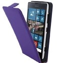SLIMLUMIA520VIOLET - Etui Slim à rabat vertical pour Nokia Lumia 520 violet lisse aspect mat