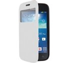 FOLIOVIEWG3500BLANC - Etui Slim Folio View articulé blanc stand pour Samsung Galaxy Core Plus G3500