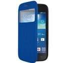 FOLIOVIEWG3500BLEU - Etui Slim Folio View articulé bleu pour Samsung Galaxy Core Plus G3500