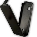 SLIM_NOKX6 - Etui Slim cuir noir pour Nokia X6