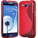 SLINE-I9300ROUGE - Coque Housse S-Line rouge Samsung Galaxy S3 i9300