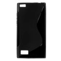 SLINE-LEAPNOIR - Coque souple Blackberry Leap coloris noir