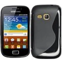 SLINE-S6500 - Housse S-Line noire pour Samsung Galaxy Mini 2 S6500