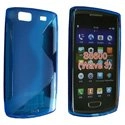 SLINE-S8600-BLE - Housse S-Line bleue pour Samsung Wave 3 S8600