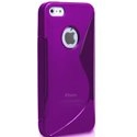 SLINEIP5C-VIO - Housse Coque S-Line violette Apple iPhone 5C