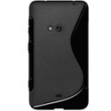 SLINELUM625-NO - Housse Coque S-Line noire Nokia Lumia 625