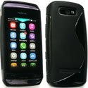 SLINENOIR-ASHA305 - Housse S-Line noire pour Nokia Asha 305 Asha 306
