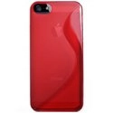 SLINEROUGE-IP5 - Housse Coque S-Line rouge Apple iPhone 5