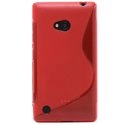 SLINEROUGELUMIA720 - Coque Housse S-Line rouge Nokia Lumia 720