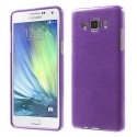 SOFTMETGALA5VIOLET - Coque souple effet métallisé violet pour Samsung Galaxy A5 SM-A500F