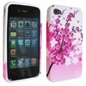 SOFTY01-IP4 - Housse SoftyGel Flower pour iPhone 4