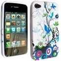SOFTY02-IP4 - Housse SoftyGel Flower pour iPhone 4