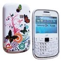 SOFTY05-8520 - Housse SoftyGel Flower pour Blackberry 8520